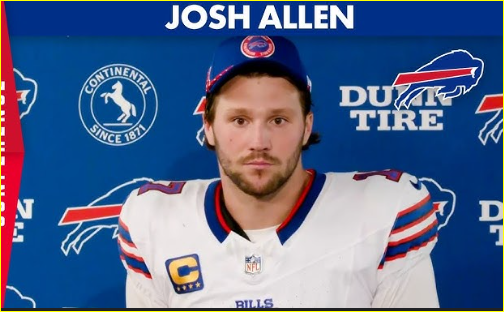 Bills QB Josh Allen Issues 3-Word Statement on His Mistakes